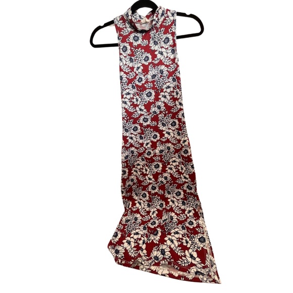 Floral Bodycon Racerback Midi Dress, size small - Picture 1 of 6